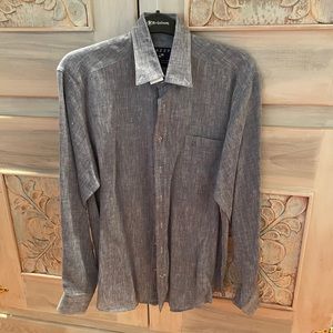 Jazzy Studio Blue Button Down Longsleeve